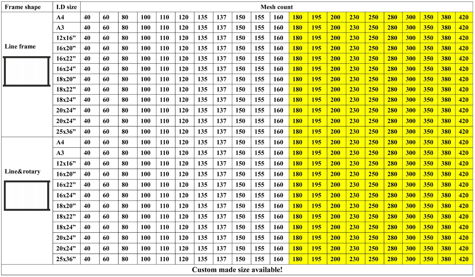 Aluminum line table printing frame 4.jpg