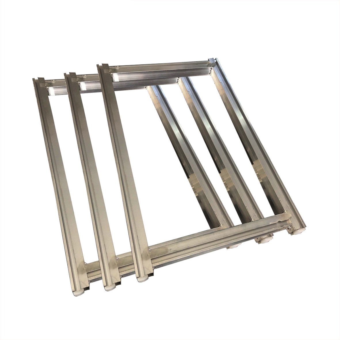 Aluminum running table printing frame