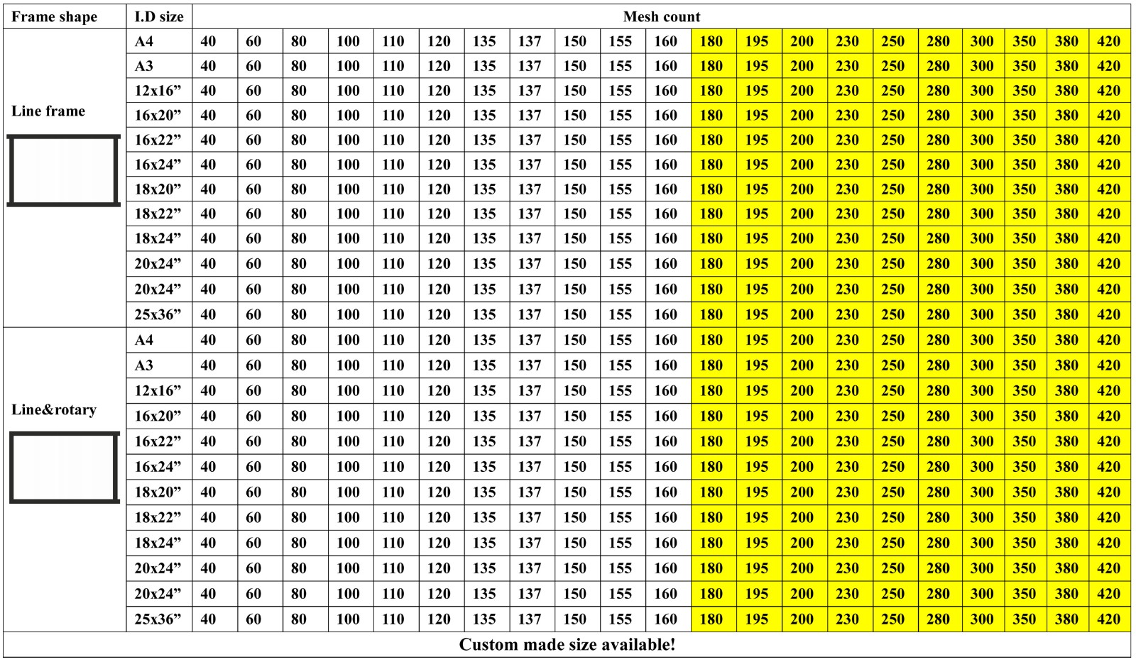 16x24inch line table prinitng frame withmesh 2.jpg