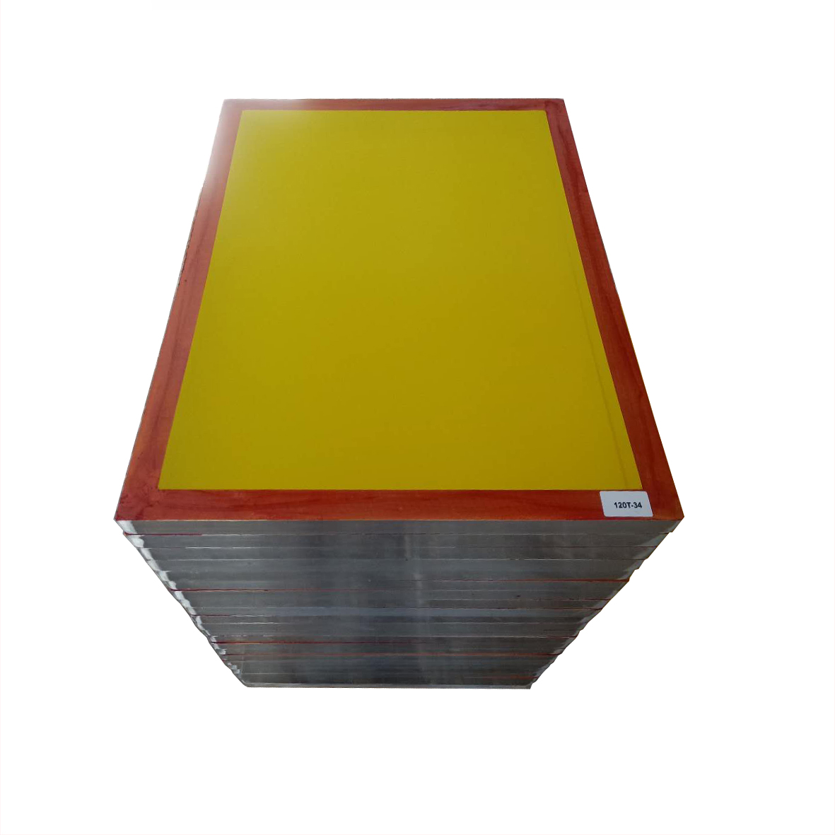 Screen printing frame for electronics printing