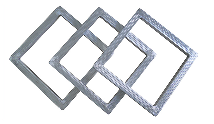 Aluminum screen printing frame for logo printing.jpg