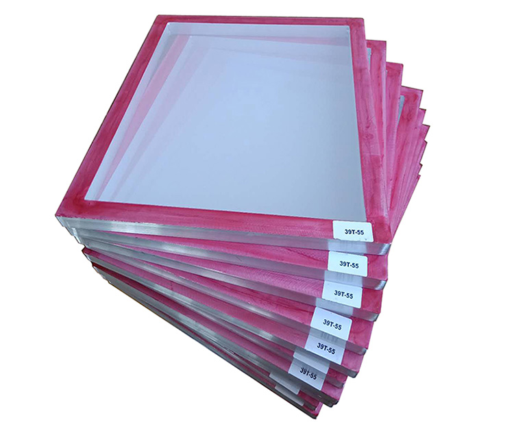 Red glue pre-stretched screen printing frame.jpg